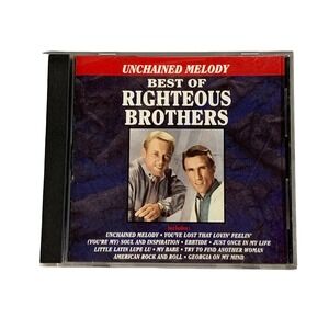 Righteous Brothers Best of Unchained Melody CD Curb Records 1990 10 Tracks